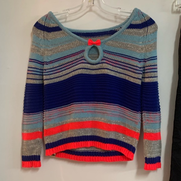 Little Marc Jacobs Open back gold trimmed sweater and canvas gold twill pant - Picture 6 of 11